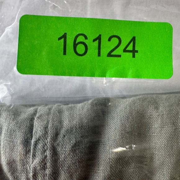 St. Tropez Women's 100% Linen Front Zip Vest with Hood Gray M Lagenlook Festival - Picture 13 of 13